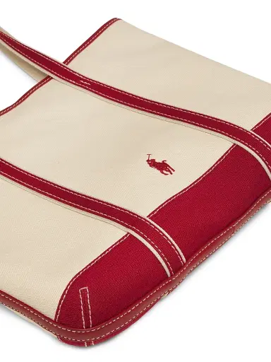 Polo Ralph Lauren Women's Polo Bear Canvas Tote Bag | Thumbnail 6 Polo Ralph Lauren Women's Polo Bear Canvas Tote Bag | Thumbnail 6