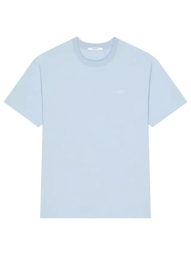 Men's T-Shirt in Cotton with Paris Gros Grain - Light Blue Men's T-Shirt in Cotton with Paris Gros Grain - Light Blue