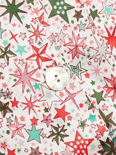 Papinelle Women's Christmas Stars Full Length Pajamas - Berry Pink | Thumbnail 7 Papinelle Women's Christmas Stars Full Length Pajamas - Berry Pink | Thumbnail 7