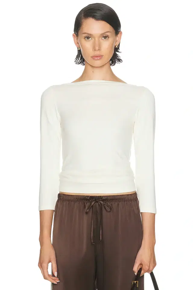 The Baby Rib Boatneck Top The Baby Rib Boatneck Top