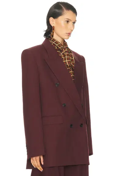 Saint Laurent Double Breasted Blazer | Thumbnail 3 Saint Laurent Double Breasted Blazer | Thumbnail 3