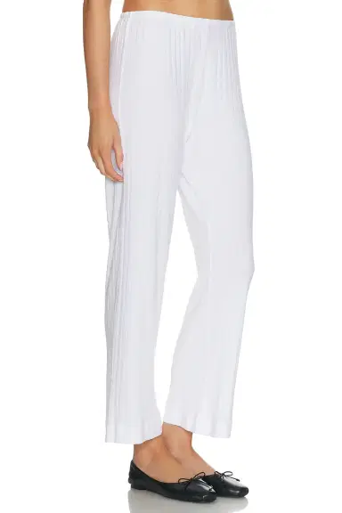 DONNI. The Pointelle Simple Crop Pant | Thumbnail 2 DONNI. The Pointelle Simple Crop Pant | Thumbnail 2