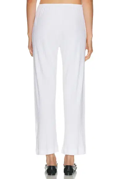 DONNI. The Pointelle Simple Crop Pant | Thumbnail 4 DONNI. The Pointelle Simple Crop Pant | Thumbnail 4