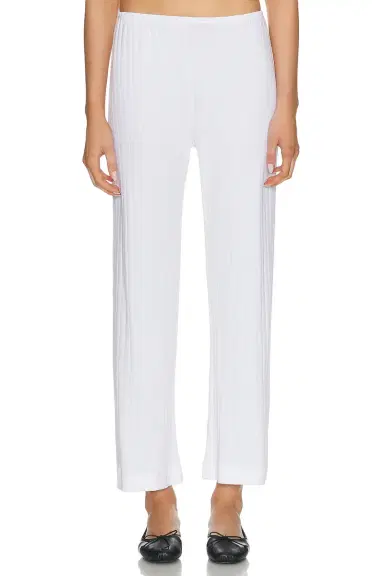 DONNI. The Pointelle Simple Crop Pant | Thumbnail 1 DONNI. The Pointelle Simple Crop Pant | Thumbnail 1