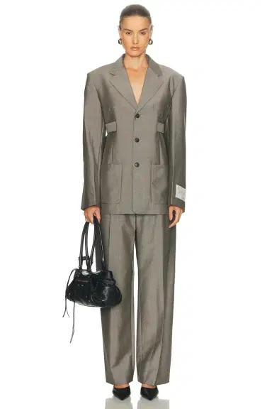 Alexander Wang Mid Rise Tailored Pant | Thumbnail 5 Alexander Wang Mid Rise Tailored Pant | Thumbnail 5