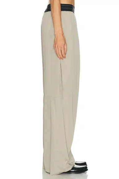 Alexander Wang Mid Rise Pleated Knee Pant | Thumbnail 3 Alexander Wang Mid Rise Pleated Knee Pant | Thumbnail 3