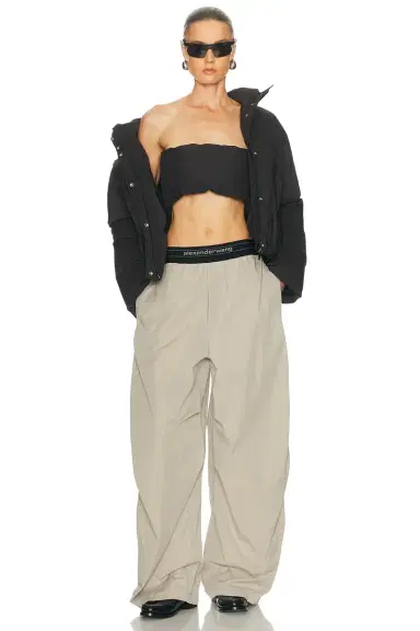Alexander Wang Mid Rise Pleated Knee Pant | Thumbnail 5 Alexander Wang Mid Rise Pleated Knee Pant | Thumbnail 5