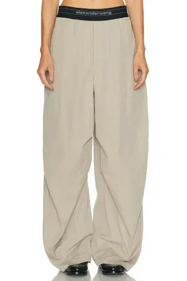 Alexander Wang Mid Rise Pleated Knee Pant | Thumbnail 1 Alexander Wang Mid Rise Pleated Knee Pant | Thumbnail 1