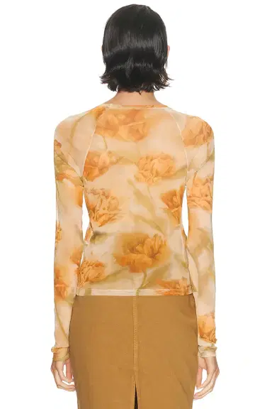Saint Laurent Long Sleeve Top | Thumbnail 3 Saint Laurent Long Sleeve Top | Thumbnail 3