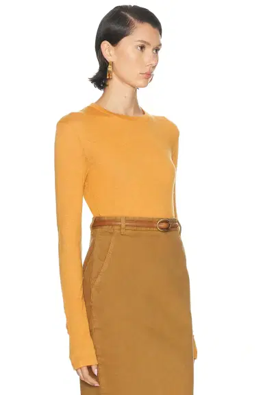Saint Laurent Long Sleeve Top | Thumbnail 2 Saint Laurent Long Sleeve Top | Thumbnail 2