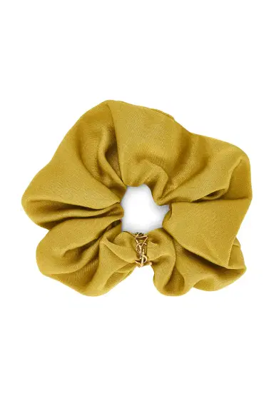Saint Laurent Logo Scrunchie | Thumbnail 1 Saint Laurent Logo Scrunchie | Thumbnail 1