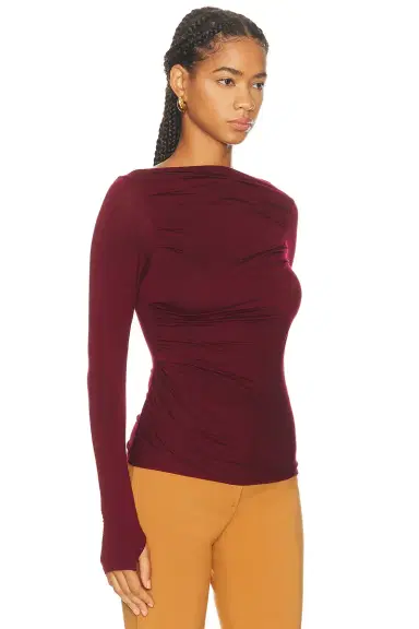 ENZA COSTA Fluid Jersey Draped Boatneck Top | Thumbnail 2 ENZA COSTA Fluid Jersey Draped Boatneck Top | Thumbnail 2