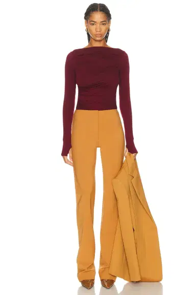 ENZA COSTA Fluid Jersey Draped Boatneck Top | Thumbnail 4 ENZA COSTA Fluid Jersey Draped Boatneck Top | Thumbnail 4