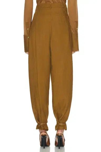 DARKPARK Phebe Cuff Adorned Wide Leg Fluid Wool Pant | Thumbnail 4 DARKPARK Phebe Cuff Adorned Wide Leg Fluid Wool Pant | Thumbnail 4