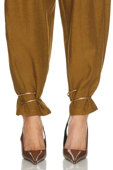 DARKPARK Phebe Cuff Adorned Wide Leg Fluid Wool Pant | Thumbnail 6 DARKPARK Phebe Cuff Adorned Wide Leg Fluid Wool Pant | Thumbnail 6