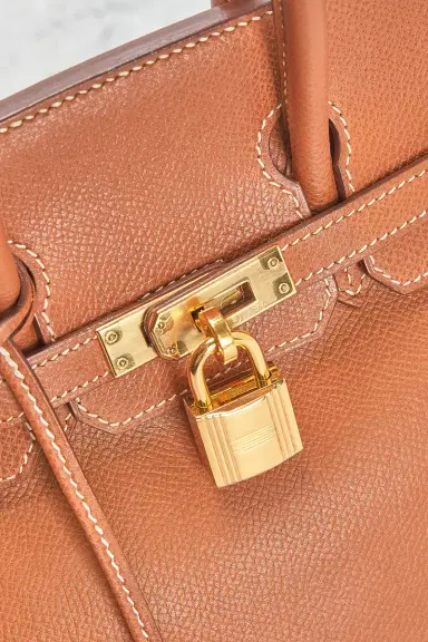 HERMÈS Vintage Epsom Birkin 25 Handbag | Thumbnail 7 HERMÈS Vintage Epsom Birkin 25 Handbag | Thumbnail 7