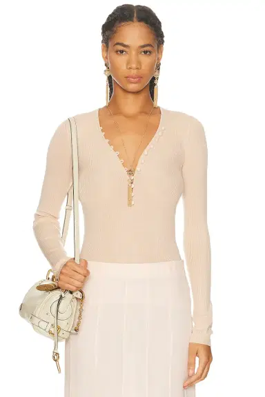 Chloé Long Sleeve Top | Thumbnail 1 Chloé Long Sleeve Top | Thumbnail 1