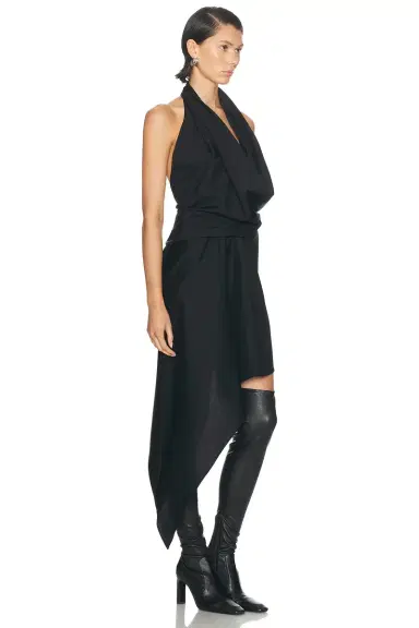 Alexander Wang Draped Halter Neck Dress | Thumbnail 2 Alexander Wang Draped Halter Neck Dress | Thumbnail 2