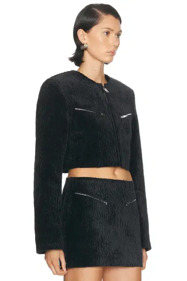 Alexander Wang Cropped Boxy Jacket | Thumbnail 2 Alexander Wang Cropped Boxy Jacket | Thumbnail 2