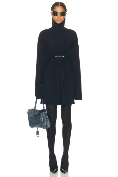 Balenciaga Pinched Mini Dress | Thumbnail 1 Balenciaga Pinched Mini Dress | Thumbnail 1
