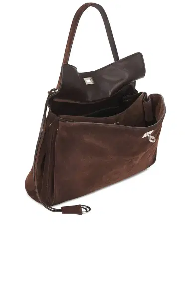 Balenciaga Rodeo Medium Suede Top Handle Bag | Thumbnail 6 Balenciaga Rodeo Medium Suede Top Handle Bag | Thumbnail 6