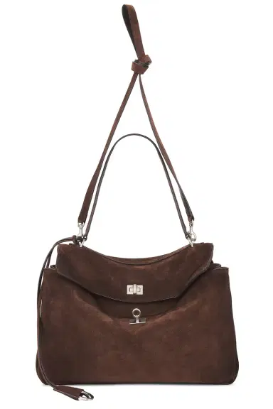 Balenciaga Rodeo Medium Suede Top Handle Bag | Thumbnail 1 Balenciaga Rodeo Medium Suede Top Handle Bag | Thumbnail 1