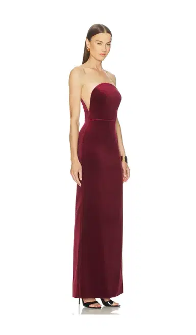 Michael Costello x REVOLVE Anjelique Velvet Gown | Thumbnail 2 Michael Costello x REVOLVE Anjelique Velvet Gown | Thumbnail 2