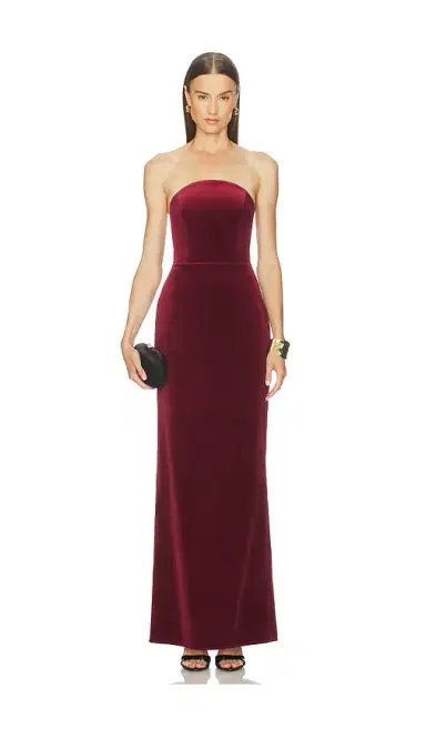 Michael Costello x REVOLVE Anjelique Velvet Gown | Thumbnail 1 Michael Costello x REVOLVE Anjelique Velvet Gown | Thumbnail 1