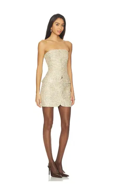 Alice + Olivia Alice + Olivia Madison Strapless Mini Blazer Dress | Thumbnail 2 Alice + Olivia Alice + Olivia Madison Strapless Mini Blazer Dress | Thumbnail 2