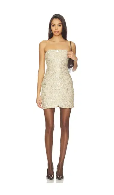 Alice + Olivia Alice + Olivia Madison Strapless Mini Blazer Dress | Thumbnail 1 Alice + Olivia Alice + Olivia Madison Strapless Mini Blazer Dress | Thumbnail 1