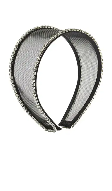 LELET NY Ella Mesh Crystal Headband | Thumbnail 1 LELET NY Ella Mesh Crystal Headband | Thumbnail 1