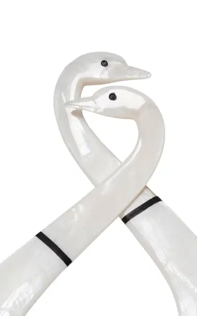 Gohar World Set-of-Two Swan Mother-of-Pearl Serving Spoons - White | Thumbnail 4 Gohar World Set-of-Two Swan Mother-of-Pearl Serving Spoons - White | Thumbnail 4