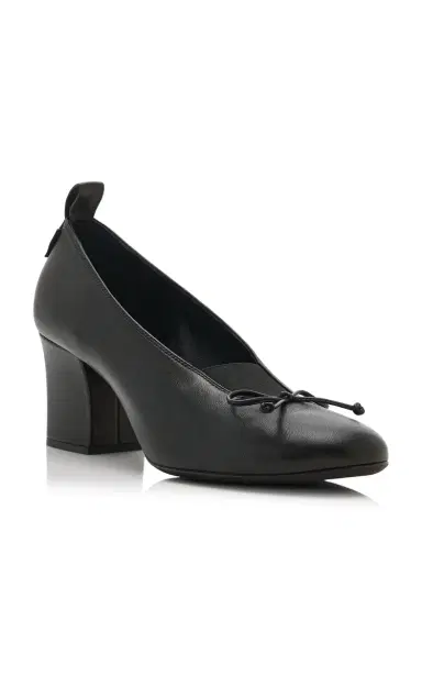 Miu Miu Élan Leather Pumps | Thumbnail 3 Miu Miu Élan Leather Pumps | Thumbnail 3