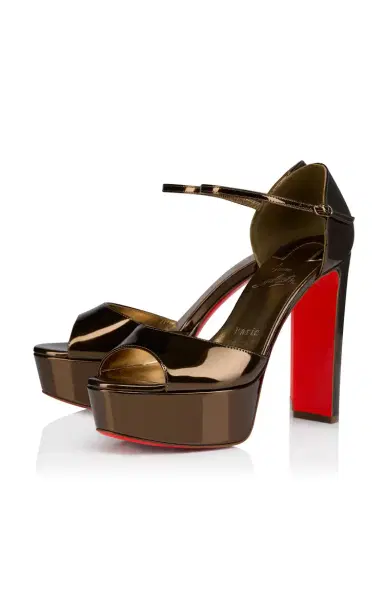 Christian Louboutin Sandaloo 130mm Leather Platform Sandals | Thumbnail 3 Christian Louboutin Sandaloo 130mm Leather Platform Sandals | Thumbnail 3