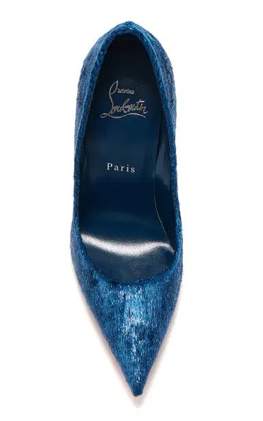 Christian Louboutin Exclusive Miss Z 100mm Velvet-Effect Leather Pumps | Thumbnail 4 Christian Louboutin Exclusive Miss Z 100mm Velvet-Effect Leather Pumps | Thumbnail 4