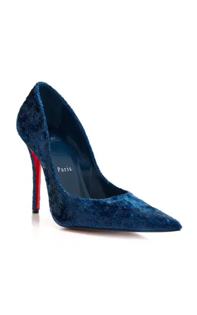 Christian Louboutin Exclusive Miss Z 100mm Velvet-Effect Leather Pumps | Thumbnail 5 Christian Louboutin Exclusive Miss Z 100mm Velvet-Effect Leather Pumps | Thumbnail 5