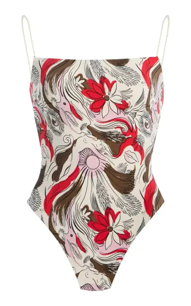 Ziah The Fine Strap One-Piece Swimsuit | Thumbnail 3 Ziah The Fine Strap One-Piece Swimsuit | Thumbnail 3