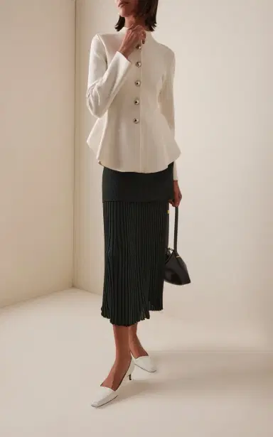 Proenza Schouler Luiza Ribbed Knit Midi Skirt | Thumbnail 2 Proenza Schouler Luiza Ribbed Knit Midi Skirt | Thumbnail 2