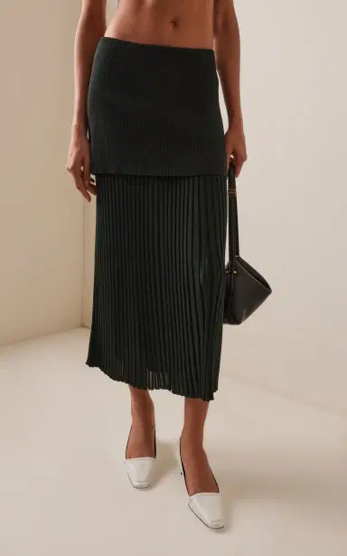 Proenza Schouler Luiza Ribbed Knit Midi Skirt | Thumbnail 3 Proenza Schouler Luiza Ribbed Knit Midi Skirt | Thumbnail 3