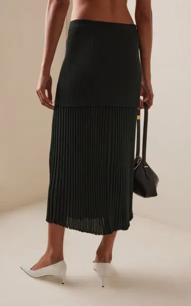 Proenza Schouler Luiza Ribbed Knit Midi Skirt | Thumbnail 4 Proenza Schouler Luiza Ribbed Knit Midi Skirt | Thumbnail 4