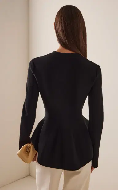 Proenza Schouler Dasha Compact-Knit Jacket | Thumbnail 4 Proenza Schouler Dasha Compact-Knit Jacket | Thumbnail 4