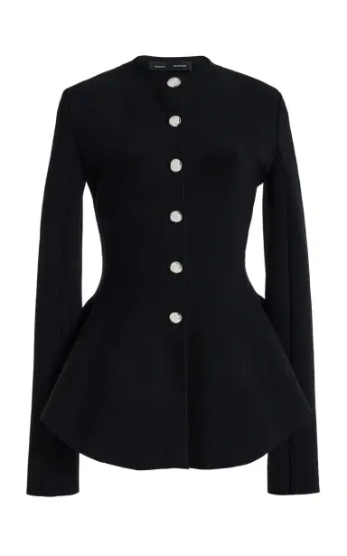 Proenza Schouler Dasha Compact-Knit Jacket | Thumbnail 1 Proenza Schouler Dasha Compact-Knit Jacket | Thumbnail 1