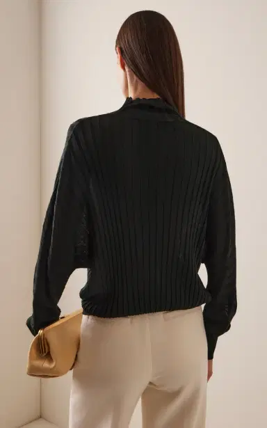 Proenza Schouler Luiza Ribbed-Knit Sweater | Thumbnail 4 Proenza Schouler Luiza Ribbed-Knit Sweater | Thumbnail 4