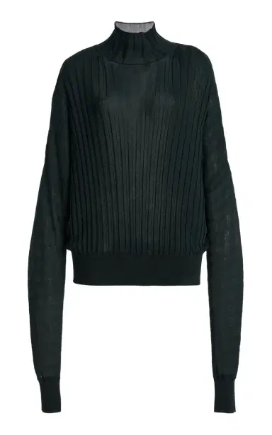 Proenza Schouler Luiza Ribbed-Knit Sweater | Thumbnail 1 Proenza Schouler Luiza Ribbed-Knit Sweater | Thumbnail 1