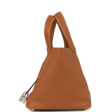 HERMÈS Hermes Picotin Lock 18 Gold Clemence Palladium Hardware | Thumbnail 4 HERMÈS Hermes Picotin Lock 18 Gold Clemence Palladium Hardware | Thumbnail 4
