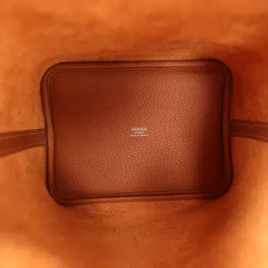 HERMÈS Hermes Picotin Lock 18 Gold Clemence Palladium Hardware | Thumbnail 8 HERMÈS Hermes Picotin Lock 18 Gold Clemence Palladium Hardware | Thumbnail 8