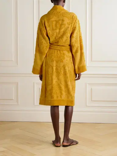 Dolce & Gabbana Cotton-terry Jacquard Robe | Thumbnail 3 Dolce & Gabbana Cotton-terry Jacquard Robe | Thumbnail 3