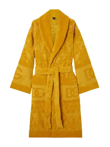 Dolce & Gabbana Cotton-terry Jacquard Robe | Thumbnail 1 Dolce & Gabbana Cotton-terry Jacquard Robe | Thumbnail 1