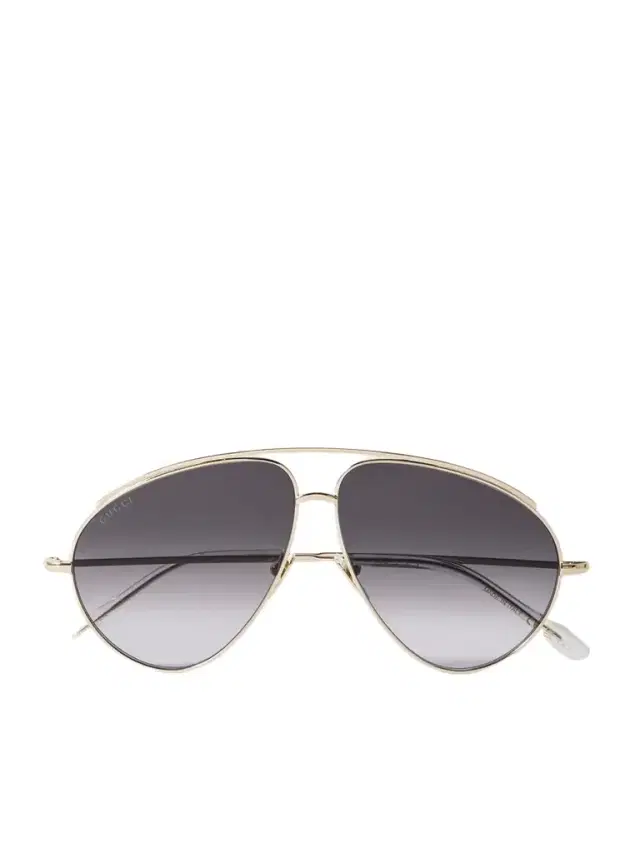 Fashion Show Aviator-style Gold-tone Sunglasses Fashion Show Aviator-style Gold-tone Sunglasses