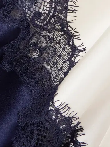 Rebecca Vallance Aumoe Lace-trimmed Silk-satin Gown | Thumbnail 4 Rebecca Vallance Aumoe Lace-trimmed Silk-satin Gown | Thumbnail 4